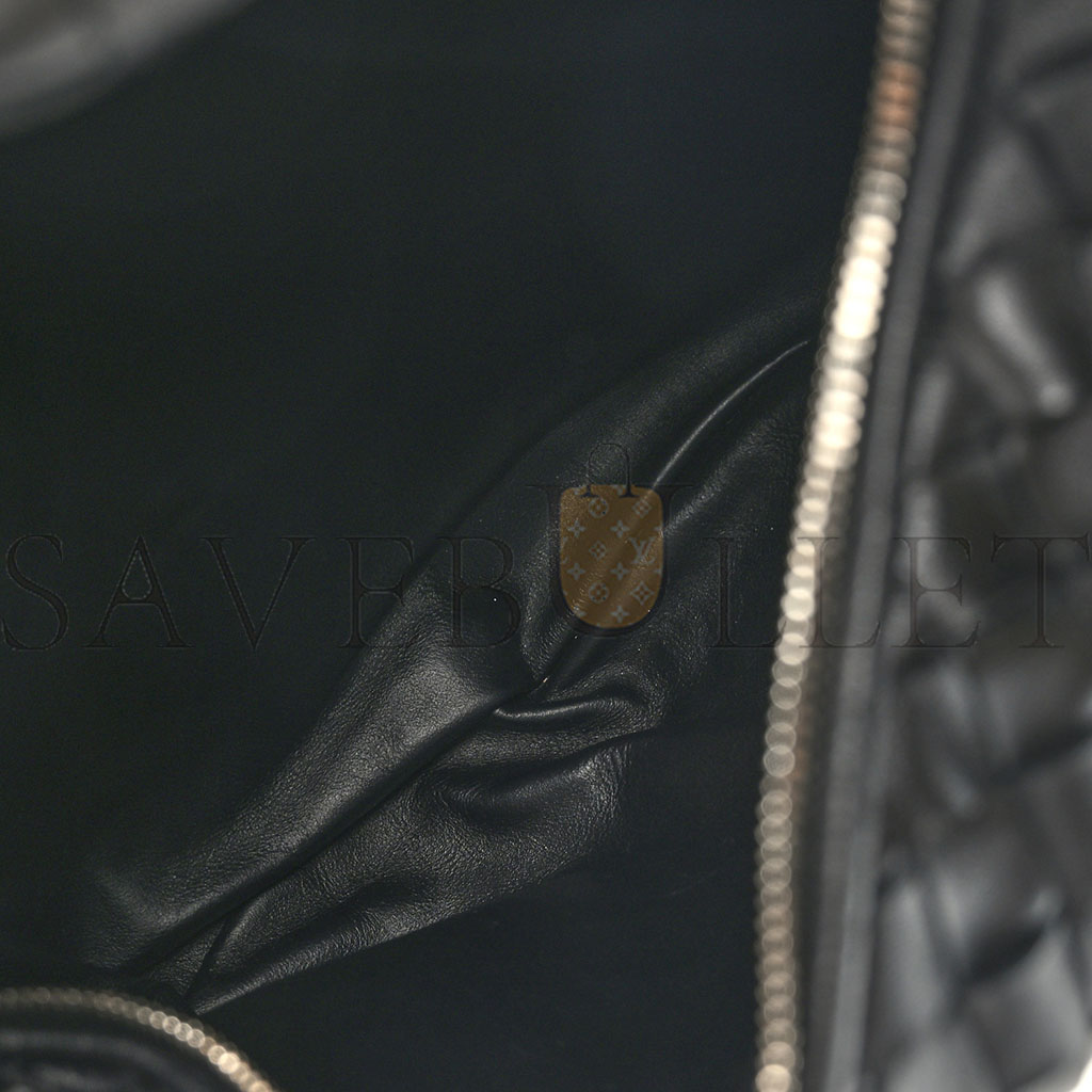 BOTTEGA VENETA NAPPA INTRECCIATO TEEN JODIE HOBO BLACK (36*21*6cm)